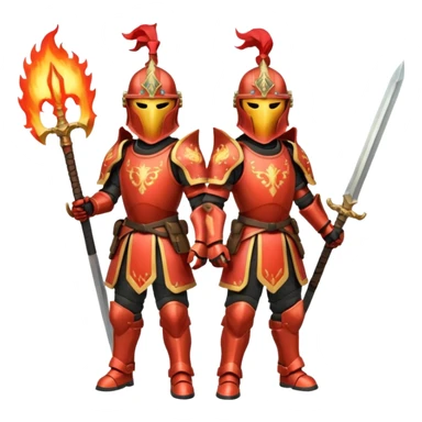 fire armored warriors sticker
