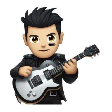 Richard Z kruspe paying guitar sticker