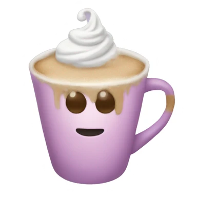 Christmas pastel coffee sticker