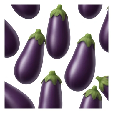 Eggplant with veins sticker