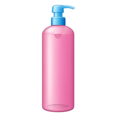 shampoo bottle in pink colour sticker