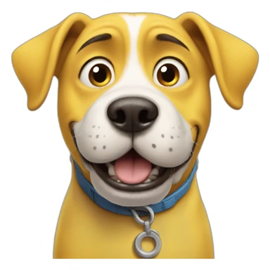 Dog like minions sticker