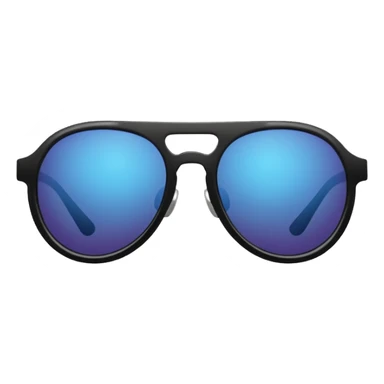 sunglasses with dark reflective lenses sticker