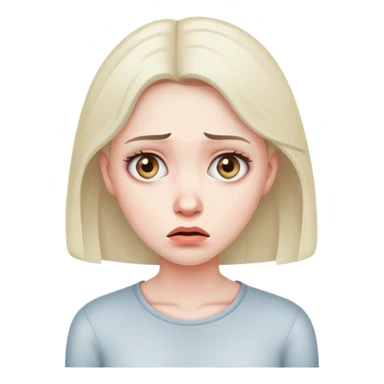 anxiety woman sticker