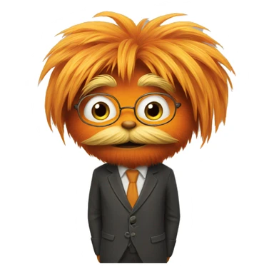 Lorax emoji sticker