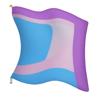 Transgender therian flag sticker