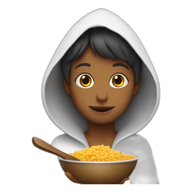 Une sorcière qui est en train de manger sticker