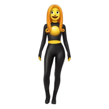 Latex leggings sticker