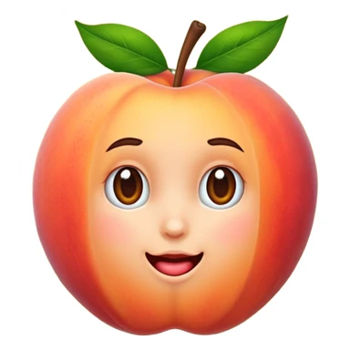 Lovely peaches sticker