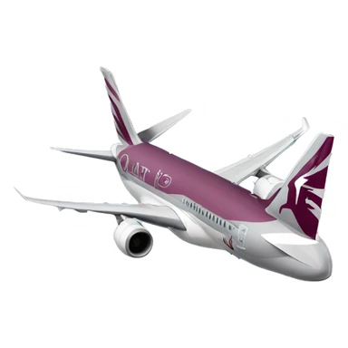 Qatar Airways air plane sticker