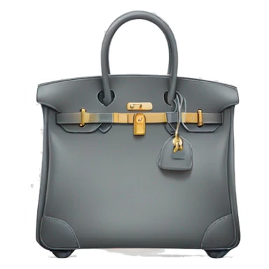 Hermes Birkin bag stay on a luxury baggage, like in airport sticker