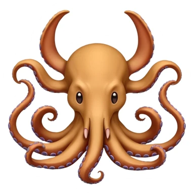 A Aardvark with Octopus arms sticker