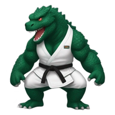 Godzilla Jiu-Jitsu  sticker