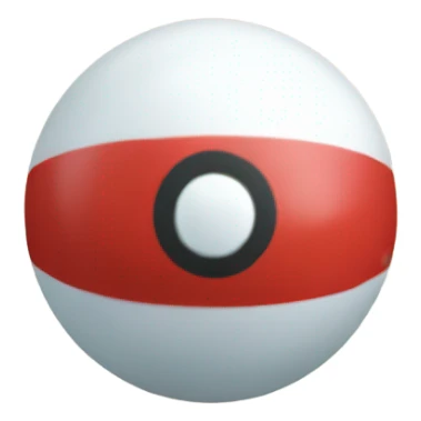 A poke ball  sticker