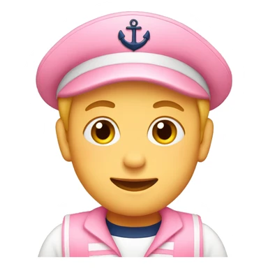 Sailor in pink  sticker