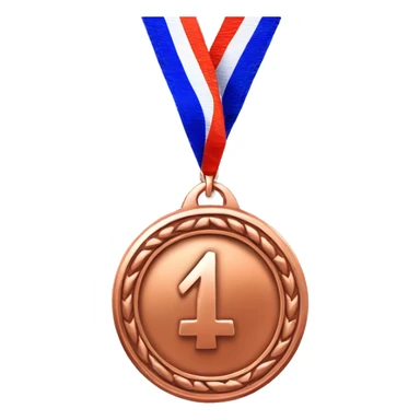 Copper 4th place medal sticker