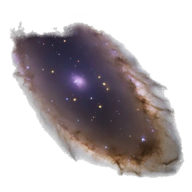 Milky Way with dark horse nebula sticker