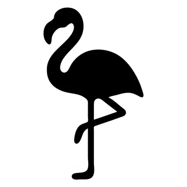 flamingo sticker