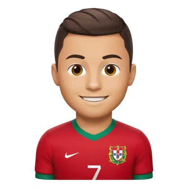Creat me a cr7 emoji sticker