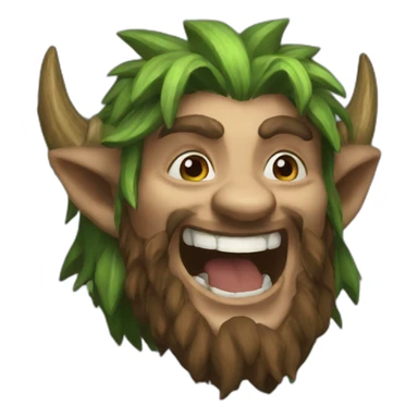 warcraft druid laughing sticker