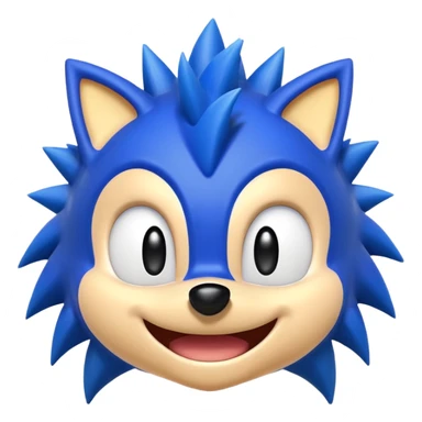 Faz o emoji de sonic sticker