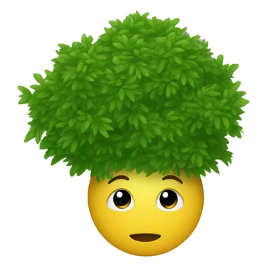 Hiding behind a bush sticker