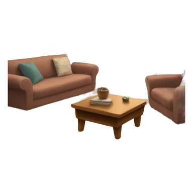 cozy living room vibes sticker