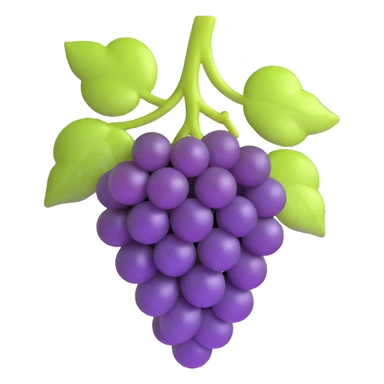 a single grape sticker