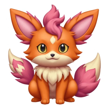  Fey Toony Espurr-Flareon-Skitty-Delcatty-Sprigatito-Purrloin-fusion-hybrid sticker