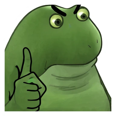 pregnant man with middle finger sticker