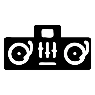 DJ setup sticker