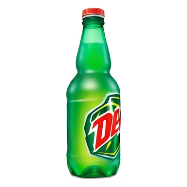 Mountain Dew Baja Blast in bottle sticker