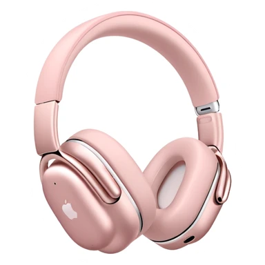 Airpods max light pink  sticker