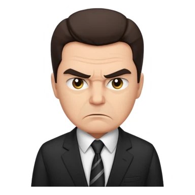 Irritated boss sticker