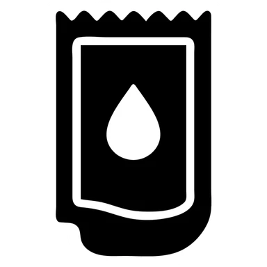 A sauce in a fast food packaging sticker