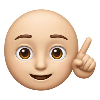 Emoji apontando para a tela igual a esse “🫵🏻” sticker