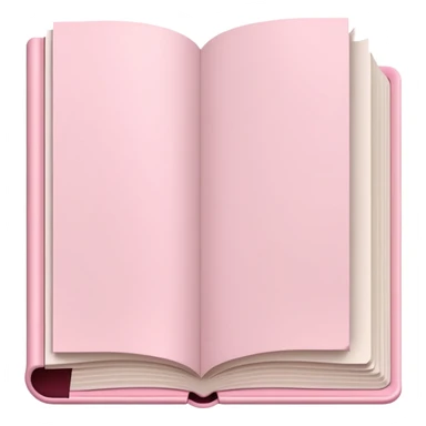 pastel pink book open sticker