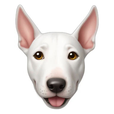 cute bull terrier sticker