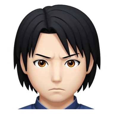 Sasuke on pose sticker