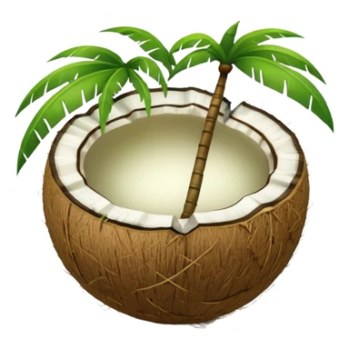 Green Coconut  sticker