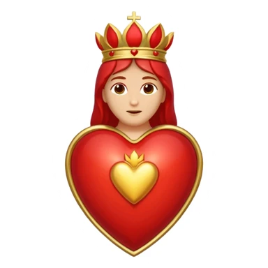 Sacred Heart emoji, no Jesus sticker