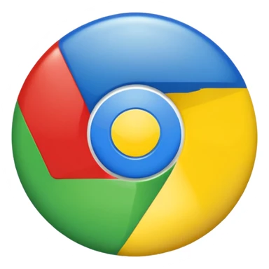google chrome logo sticker