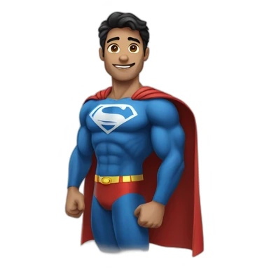 Super man Israël sticker