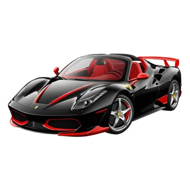 black farari car koli si change kar do sticker