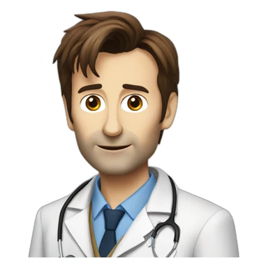 David Tennant as doctor who sticker