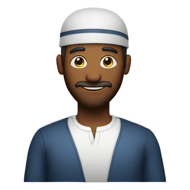 man with yarmulke sticker