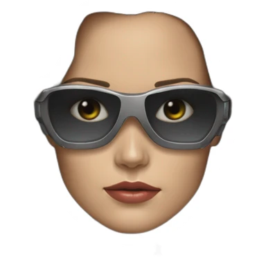 Summer Glau as a terminator sticker