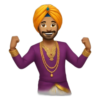 bhangra sticker