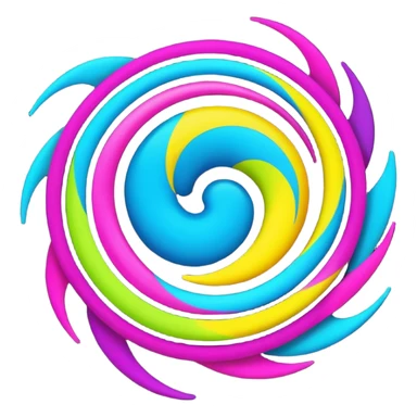 Techno/EDM musique mix color sticker