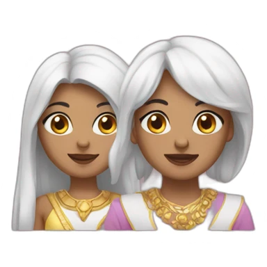 Sisi and Kity sticker